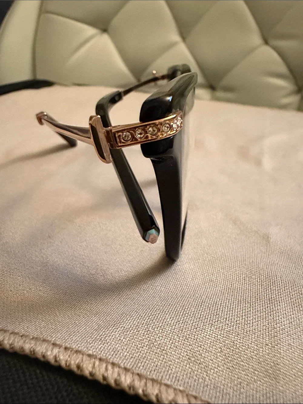 Tiffany & Co. Black Frames with Rose Gold Temples Women’s Optical Glasses